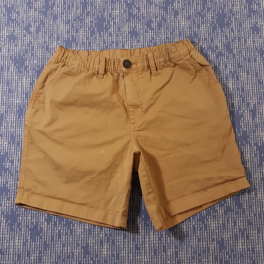 Chubbies Shorts Mens Small x 7 Elastic Waist Brown Cotton Blend Outdoor Chino